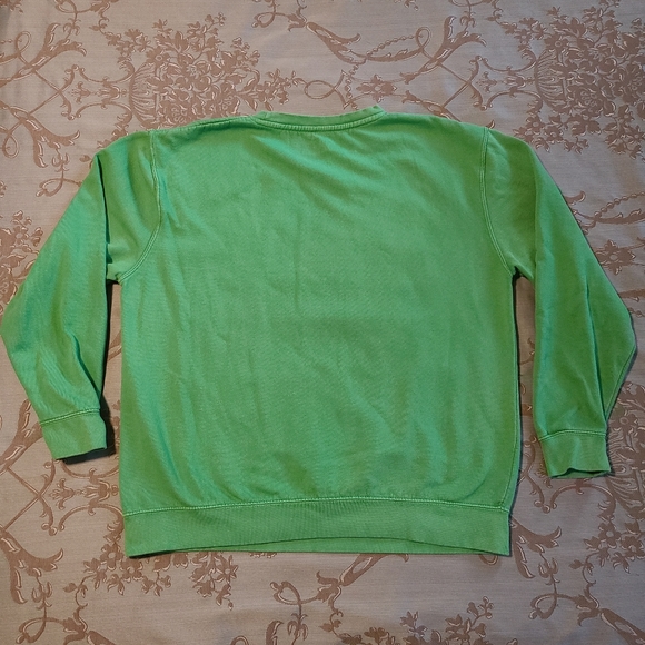 Justice Justin Bieber Green Ghost Beiber Sweatshirt Size Large - Picture 4 of 9